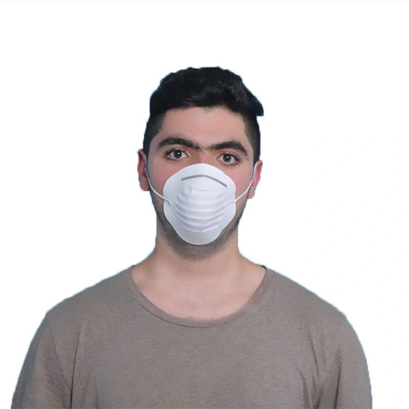 FFP2 Non-Woven Cup Shaped Anti Dust Face Mask Respirator Disposable Protective Mask