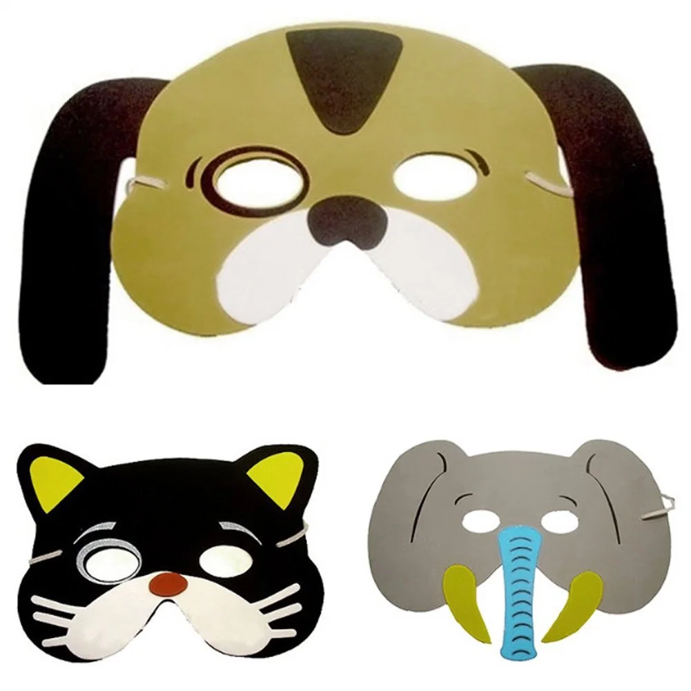 3D EVA Animal Mask Animal Nose Mask DIY Foam Animal Mask